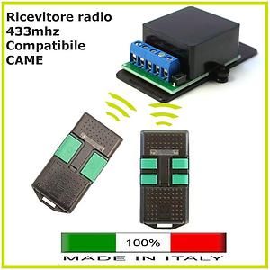 Ricevitore Radio Ricevente RX1 1 Canale 433MHz Compatibile Cardin S476 