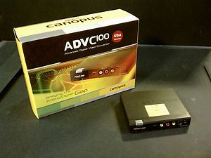 Canopus ADVC 100 Professional Analog to DV Digital Converter Video 