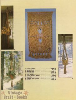 Macrame Masterpiece Vintage Patterns Curtain Bed Canopy