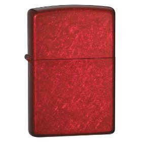 Zippo Candy Apple Red Lighter, Full Size, Low Shipping, 21063