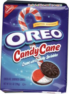 Oreo Candy Cane Creme Cookie Oreos Peppermint Sprinkles Cookies 