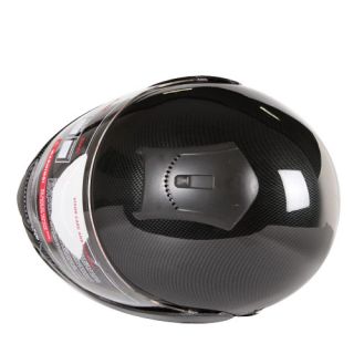 Carbon Fiber Look Dual Visor Modular Motorcycle Helmet Dot Size s M L 