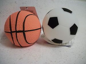   Choice Laytex Soft Basketball Soccer Ball Squeaker Dog Toys