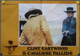 PALE RIDER   CLINT EASTWOOD   Great Rare Original Set of 6 Italian 