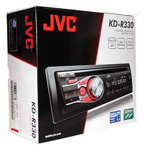 New JVC KD R330 Car Stereo CD  Player Receiver Head Unit iPod 
