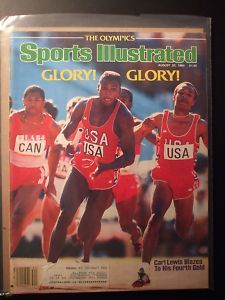 1984 Sports Illustrated Olympics 4th Gold Carl Lewis