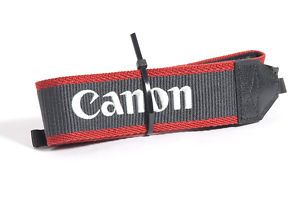 Canon Genuine Navy Red Stitch Camera Neck Strap