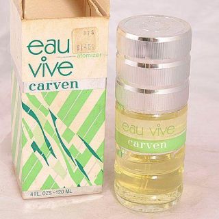   40 year old 120 ml eau de toilette bottle of eau vive by carven