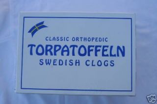 swedish made cape clogs by torpatoffeln brand new