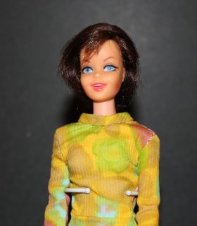 Vintage Barbie Francie Brunette Twist n Turn TNT Casey Doll