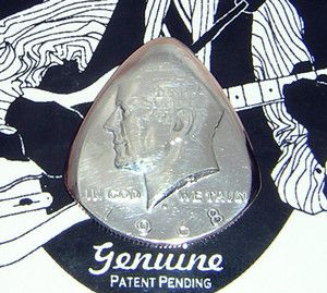 1968 Silver 1 2 Dollar Guitar Pick GENUINE MOJO Sonic USA Birth Year 