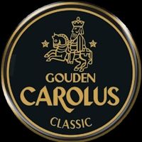 Gouden Carolus Belgian Beer Chalice Glasses Pair 2