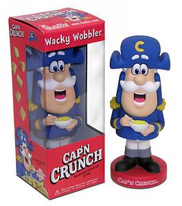 Quaker Oat Cereal Captain CapN Crunch Funko Wacky Wobbler Nodder 