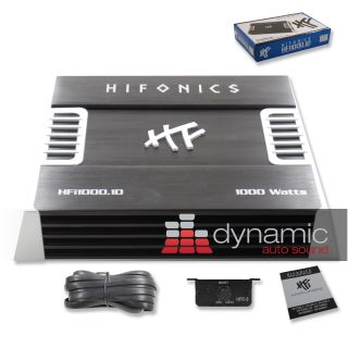 Hifonics HFI1000 1D Car Audio Stereo Mono Subwoofer Amp 1 000W Class D 