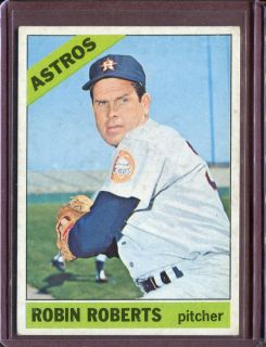 search our store pesamember 1966 topps 530 robin roberts vg ex # d2865