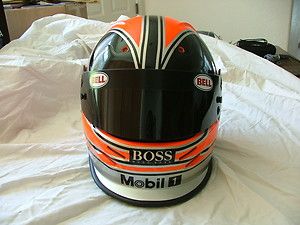 Helio Castroneves Replica Helmet Full Size Indy Car IRL Bell Hugo Boss 