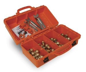 Sharkbite Contractor Kit Cash Acme 22486 with Case