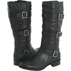 New Naturalizer Caro Black Strap Buckle Tall Boots 6 5 M