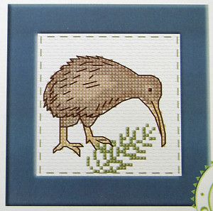Kiwi Fern Semco Counted Cross Stitch Card Kit