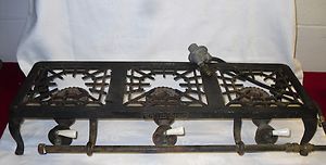 Griswold 603 Cast Iron 3 Three Burner Gas Stove Great for Camping 