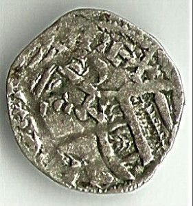 1158 1214 Early Spain Castille Dinero Silver Alfonso VIII