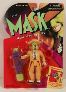 1994 95 THE MASK Movie (Jim Carrey) Action Figures (Complete Set of 9 