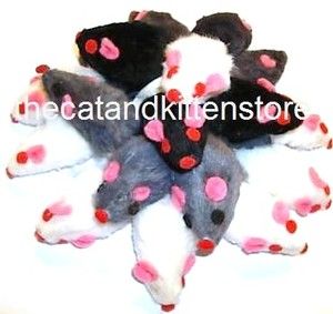   Furry Real Looking Rabbit Fur Mice Cat Kitten Toy Mouse Toys 2