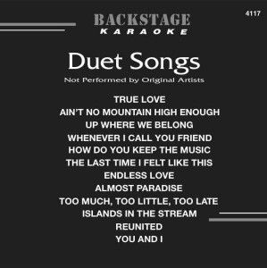 Karaoke CD G Backstage 4117 New Timeless Duet Songs