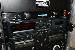 Used Tascam CD A500 CD Player Cassette Player Recorder