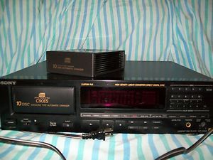 1992 Sony Stereo 10 Disc CD Changer CDP C90ES