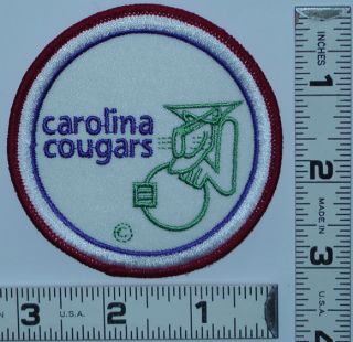 Vintage Defunct Carolina Cougars NBA ABA Basketball Team Logo Patch 