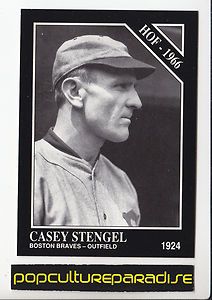 Casey Stengel Braves 1991 Conlon Collection Card 37