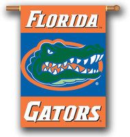 Florida Gators 2 Sided 28 x 40 Banner House Flag w Pole Sleeve 