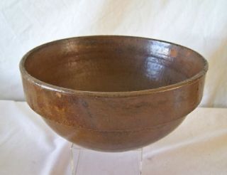 Antique North Carolina Catawba Indian Large Stoneware Bowl Circa 1860 