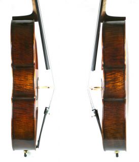 Come with hard foam Cello case, high quality brazilwood bow and 