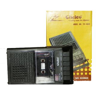 new shoebox cassete voice tape recorder player mic