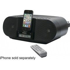 Insignia  CD Boombox with FM Radio and Apple iPhone and iPod Dock NS 