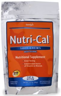 nutri cal soft chews for cats 60 count nutri cal soft chews for cats 