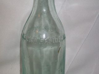 Cedar Rapids Bottling Works Iowa Soda Pop Embossed Bottle