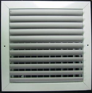White Air Vent Register Grille 12 x 12 New Ceiling Wall