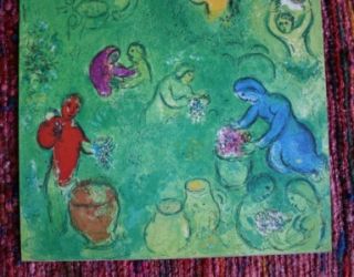 Chagall Original Litho 70s Daphnis and Chloe 63 Iolas