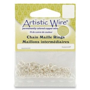 Chain Maille Rings Silver Mail Jump Ring 18 or 20 Gauge