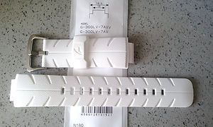 Genuine Casio Replacement Band G Shock G300LV 7 White G300LV G300 
