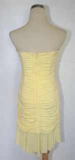 BCBG Max Azria $240 Yellow Junior Cocktail Dress XS