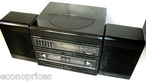    Belt Drive I T Hi Fi Ceramic Cartridge Record Player AM FM Cassette