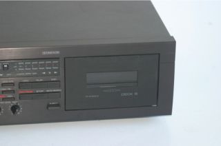   this yamaha kx w282 dual cassette player recorder this deck is used in