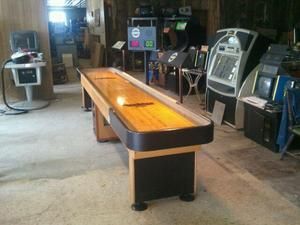 14 Foot Champion Commercial Shuffleboard Coin Operated