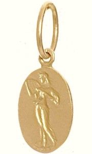Cathy Waterman 22K Gold Artistic Inspirational Muse Charm