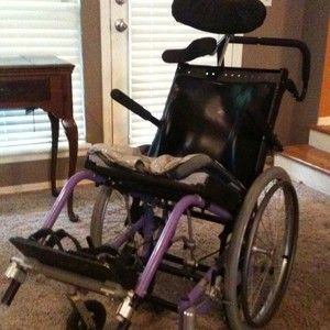 Quickie Zippie TS Tilt N Space Pediatric Mobility Wheelchair with 