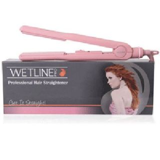 pink tourmaline ceramic ionic flat iron hair straightener fd 073a